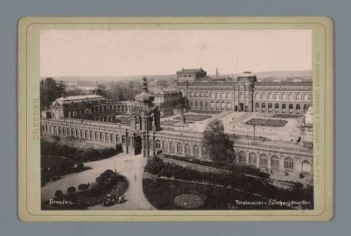 View of the Zwinger in Dresden
