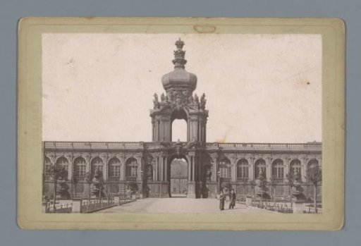 View of the southern entrance to the Zwinger in Dresden