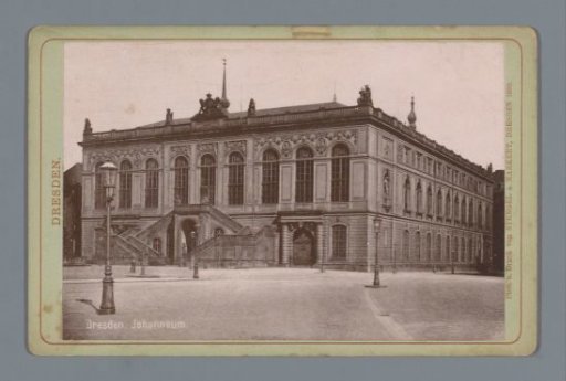 View of the Johanneum in Dresden