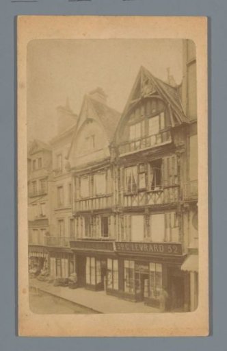 Old Half-Timbered Houses in a Swiss Town