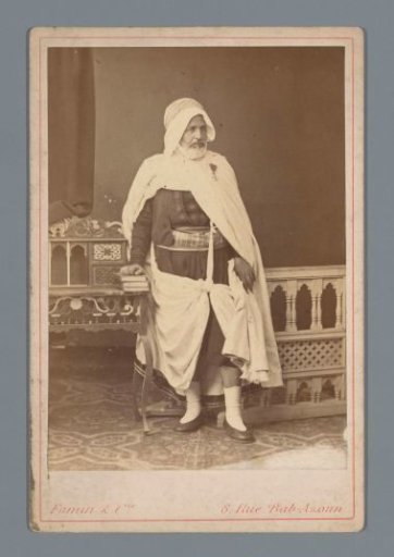Portrait of an unknown Arab leader