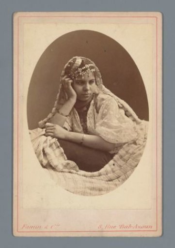 Portrait of an unknown North African woman