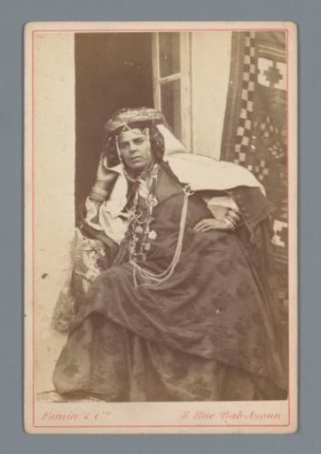 Portrait of an unknown woman in traditional dress