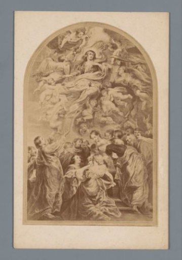 Photoreproduction of the Assumption of Mary by Peter Paul Rubens
