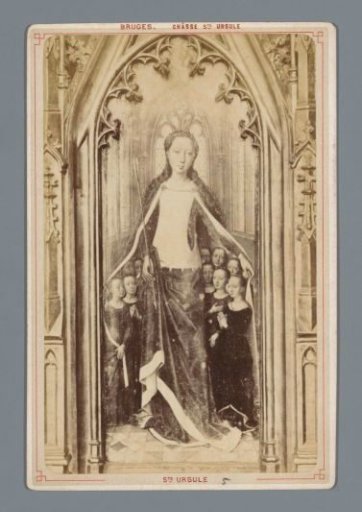 Detail of the Shrine of Saint Ursula by Hans Memling