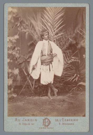 Portrait of an unknown young man in traditional dress