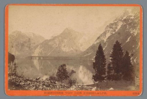 View of the Königssee in Bavaria, Germany