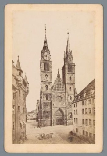View of St. Lawrence's Church in Nuremberg