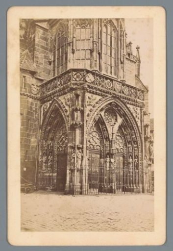 Entrance of Our Lady's Church in Nuremberg