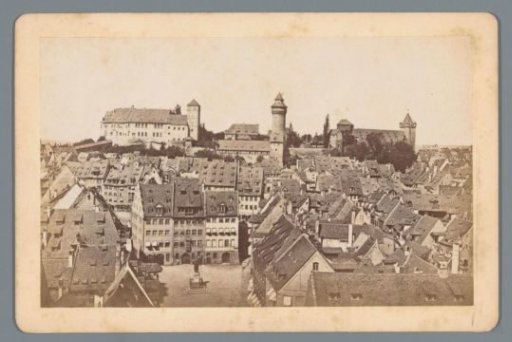 View of Nuremberg Castle and the Albrecht Dürer Square