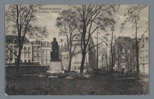 Statue of Rembrandt and Garden, Amsterdam