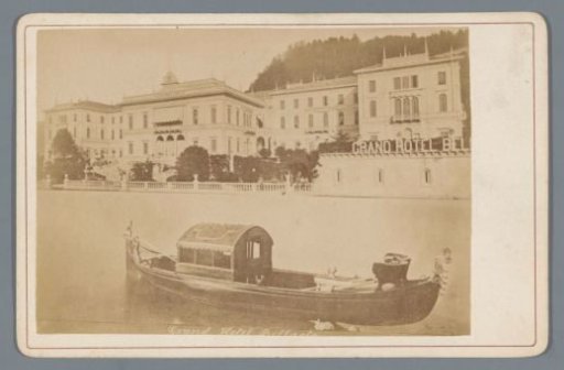 View of the Grand Hotel in Bellagio