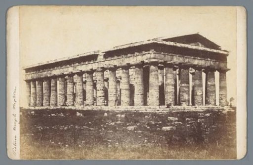 View of the Temple of Paestum
