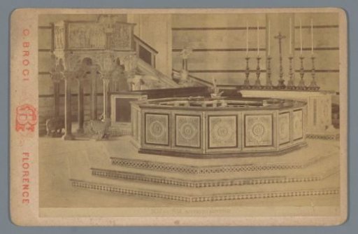Baptismal Font in the Cathedral of Pisa