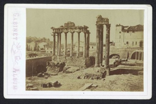 View of the Roman Forum in Rome