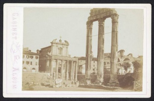 View of the Roman Forum in Rome