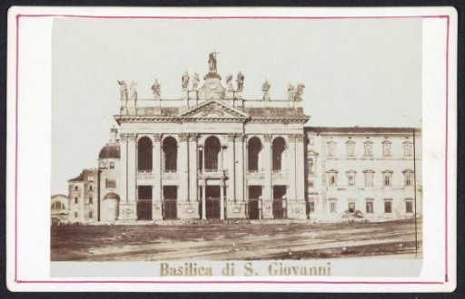 View of the Papal Archbasilica of Saint John Lateran in Rome