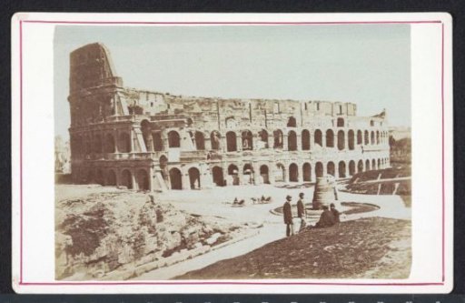 View of the Colosseum in Rome