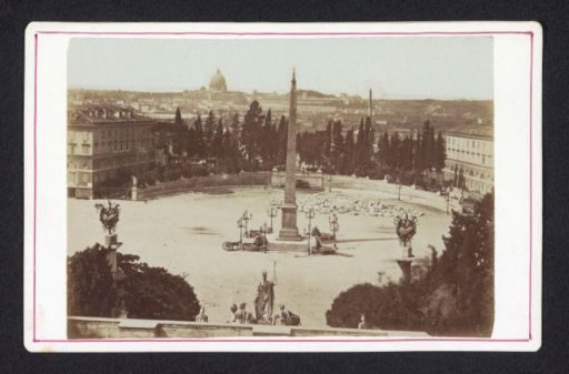 View of Piazza Republica and Pincio in Rome