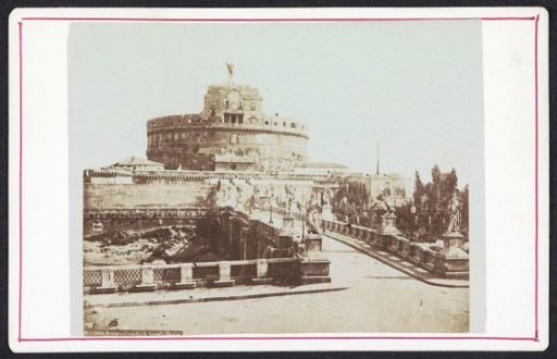View of the Castel Sant'Angelo in Rome
