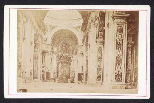 Interior of St. Peter's in Rome