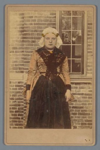 Portrait of an unknown woman in costume of Leeuwarden