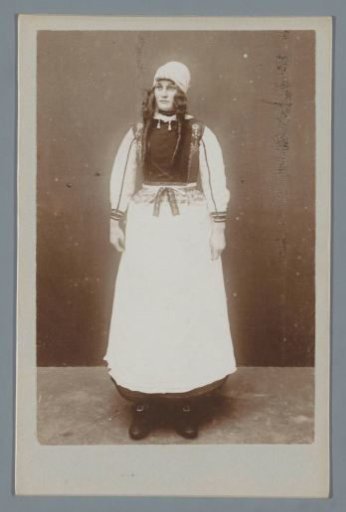 Peasant in traditional dress of Marken