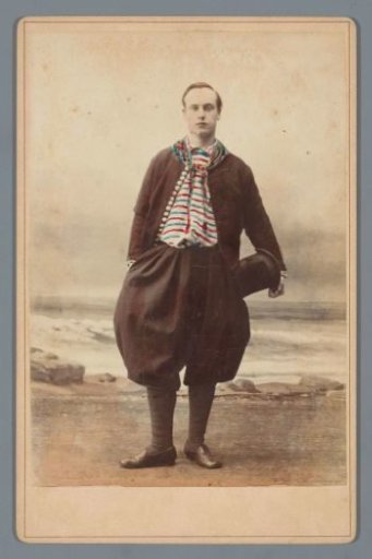 Portrait of an unknown man in Dutch costume, possibly from Marken