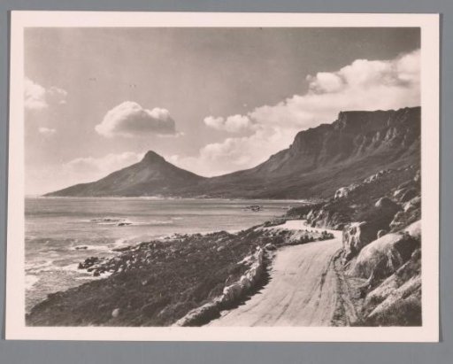 View of Table Mountain and Lion's Head in Cape Town