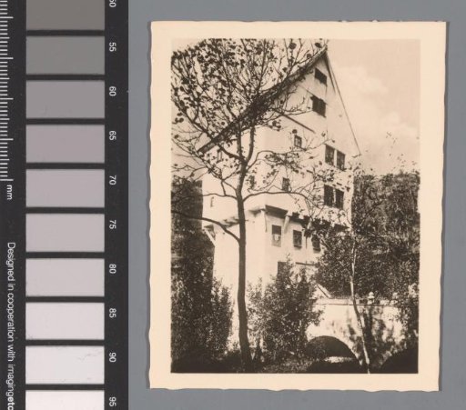 View of the Topplerschlösschen in Rothenburg ob der Tauber