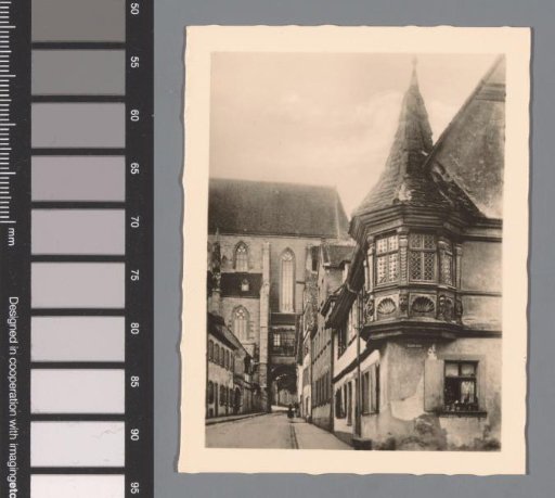 View of the Feuerleinserker in Rothenburg ob der Tauber