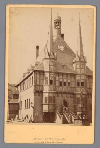 View of the Town Hall in Wernigerode