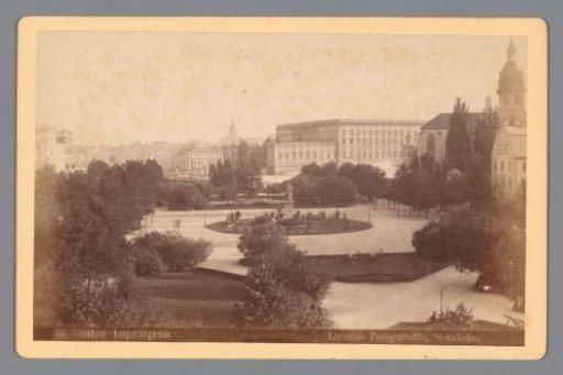 View of the Kungsträdgården in Stockholm