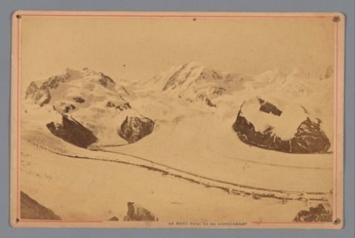 View of Monte Rosa in Switzerland