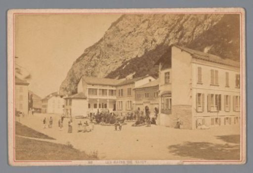 View of a spa in Lavey-les-Bains