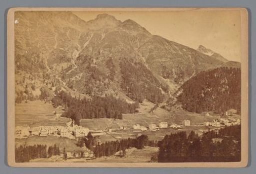 View of Pontresina in Switzerland