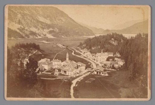 View of Sils Maria in Switzerland