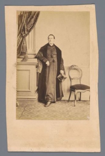 Portrait of an unknown cleric in a toga