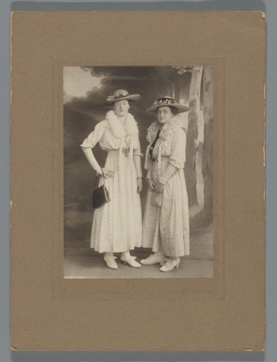 Portrait of Two Unknown Women