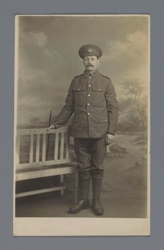 Portrait of an Unknown Man in Uniform