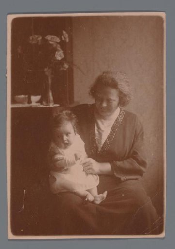 Portrait of an Unknown Woman with a Baby
