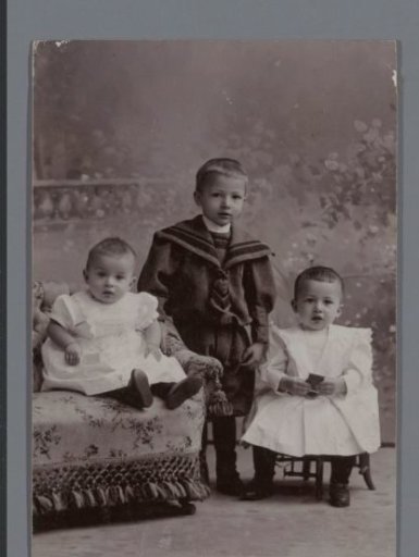 Studio Portrait of Three Children