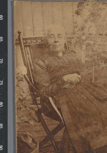 Portrait of an Unknown Old Woman in a Chair in a Garden