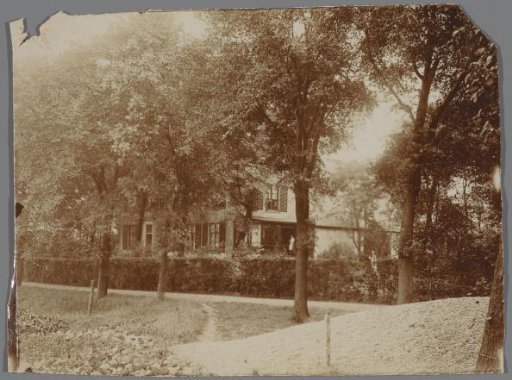 View of a Residence with Garden, Probably in the Netherlands
