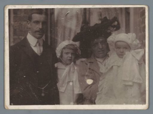 Group Portrait of a Family with Two Children