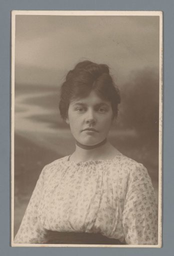 Studio portrait of an unknown woman