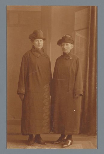 Portrait of two unknown women