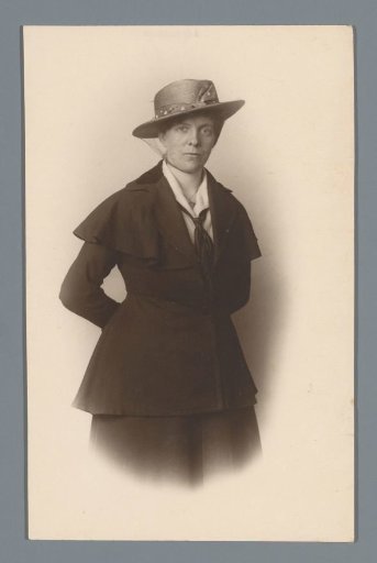Studio portrait of an unknown woman