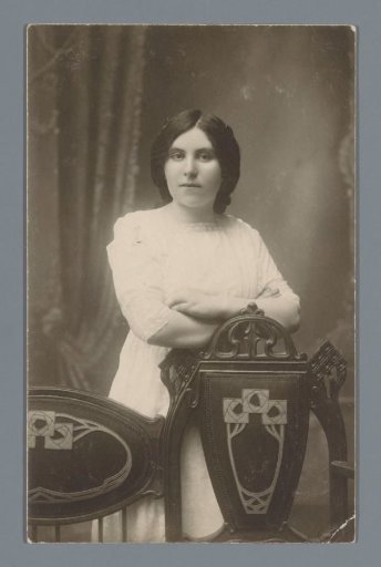 Studio portrait of an unknown woman