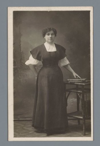 Studio portrait of an unknown woman